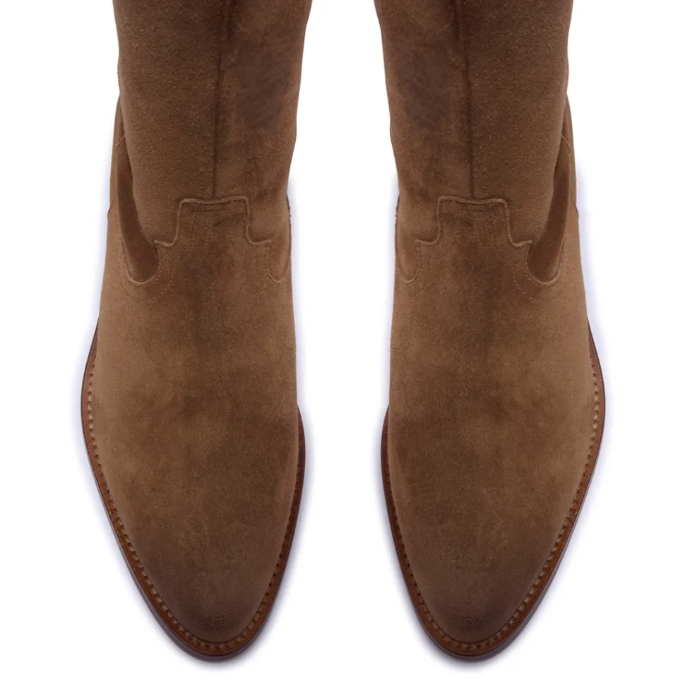 Altino Tan Suede Boots