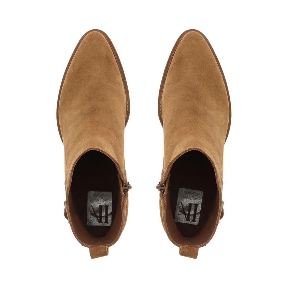 Amelle Tan Suede Chelsea Boots