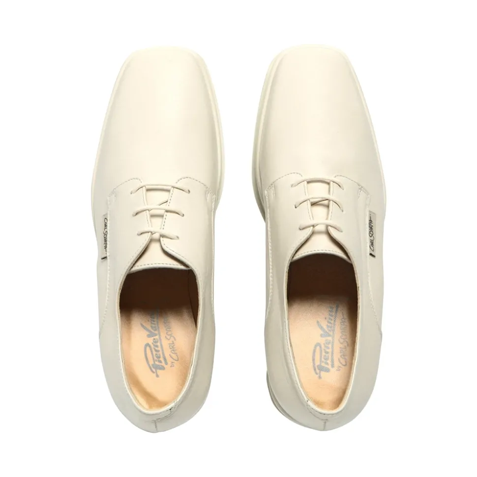 Amuleto Off White Leather Platform Loafers