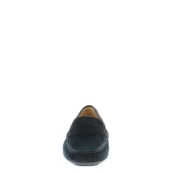 Bettina Navy Slip-On Loafers