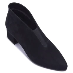 Blenniee Black Suede Ankle Boots