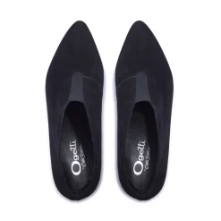 Blenniee Black Suede Ankle Boots