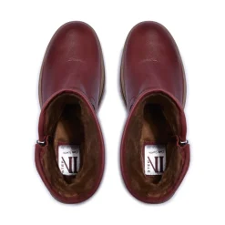 Bollichi Bordo Leather Ankle Boots