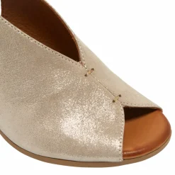Buttercup Silver Leather Slingback Sandal