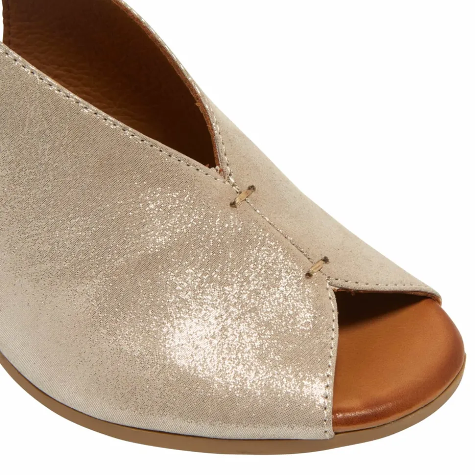 Buttercup Silver Leather Slingback Sandal