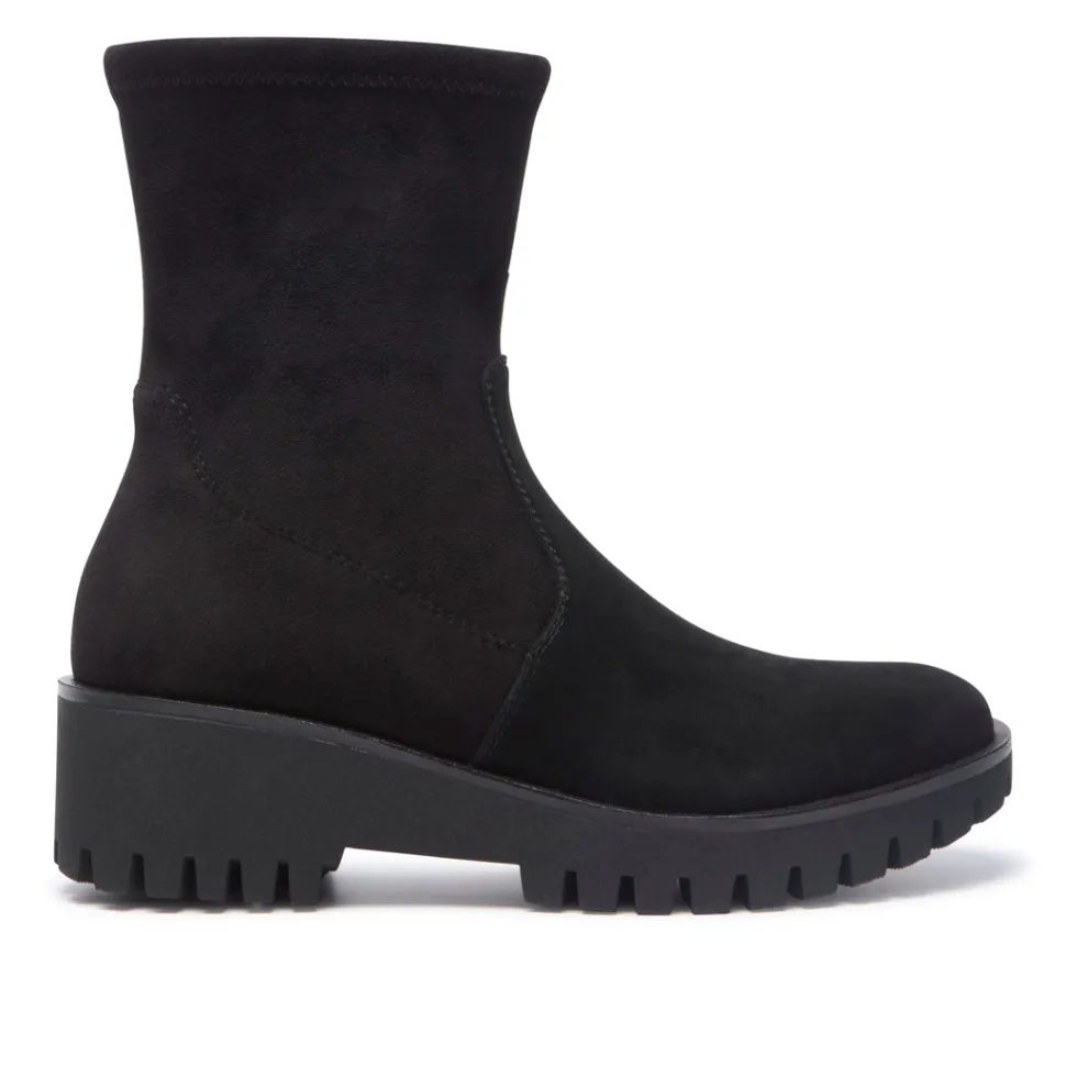 Carisolo Black Suede Ankle Boots