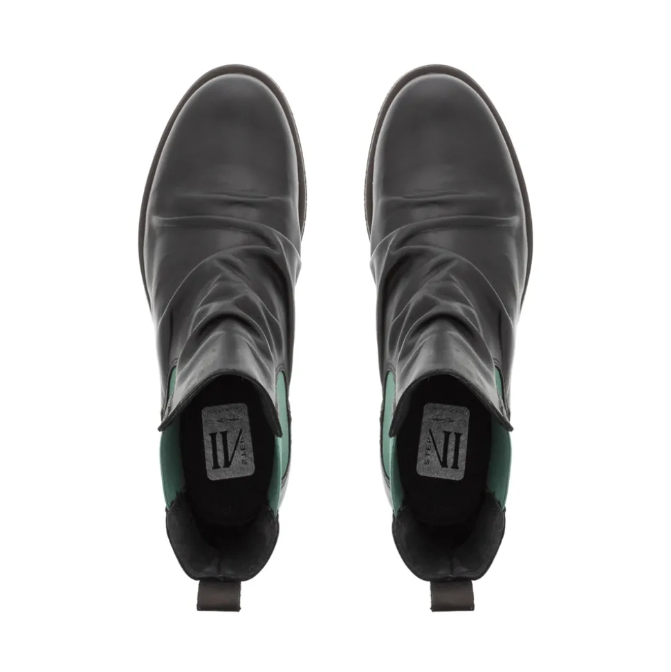 Cavalina Black Chelsea Ankle Boots
