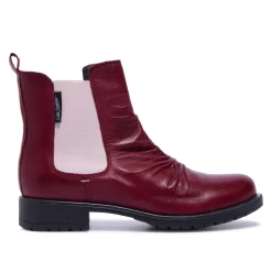 Cavalina Bordo Leather Ankle Boots