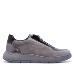 Crishelle Pewter Suede Trainers