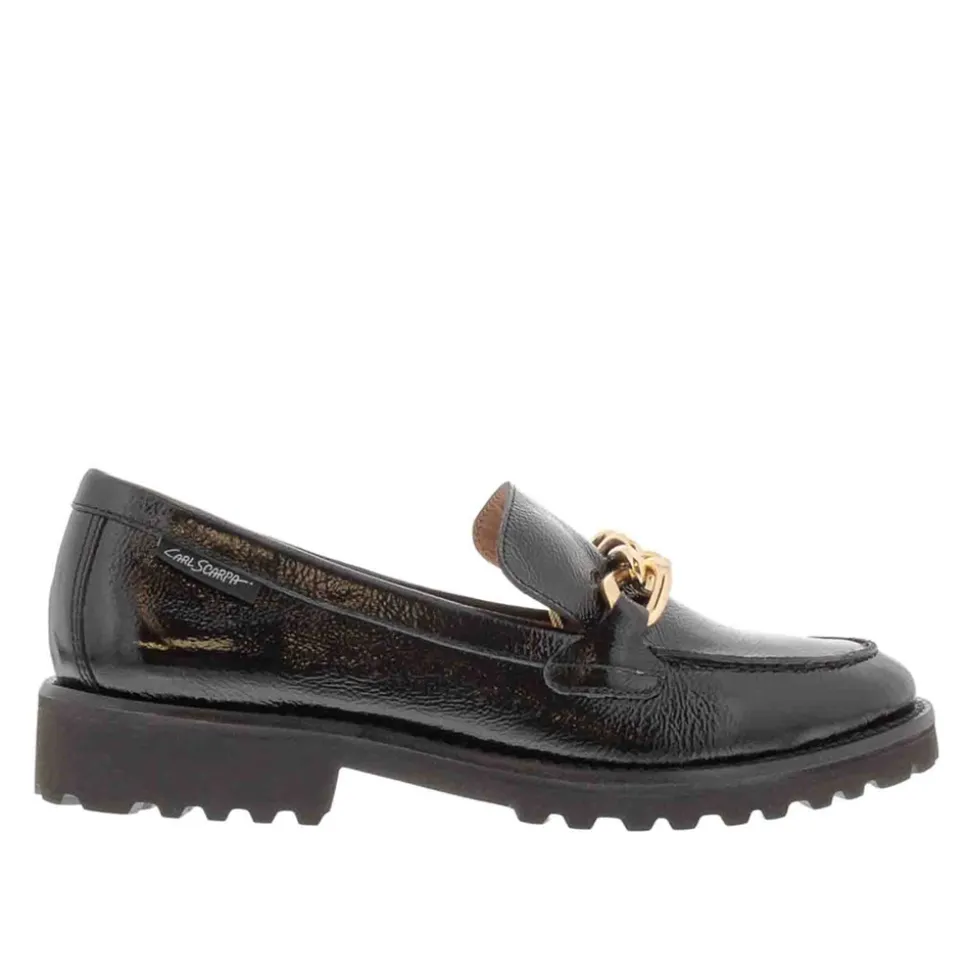 Davion Leather Chain Loafers