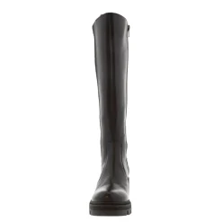 Dodie Black Leather Knee High Boots