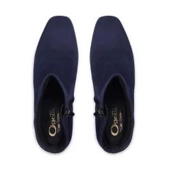 Effy Navy Suede Ankle Boots