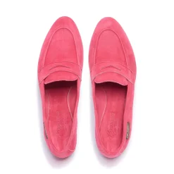 Emarlie Fuchsia Suede Penny Loafers