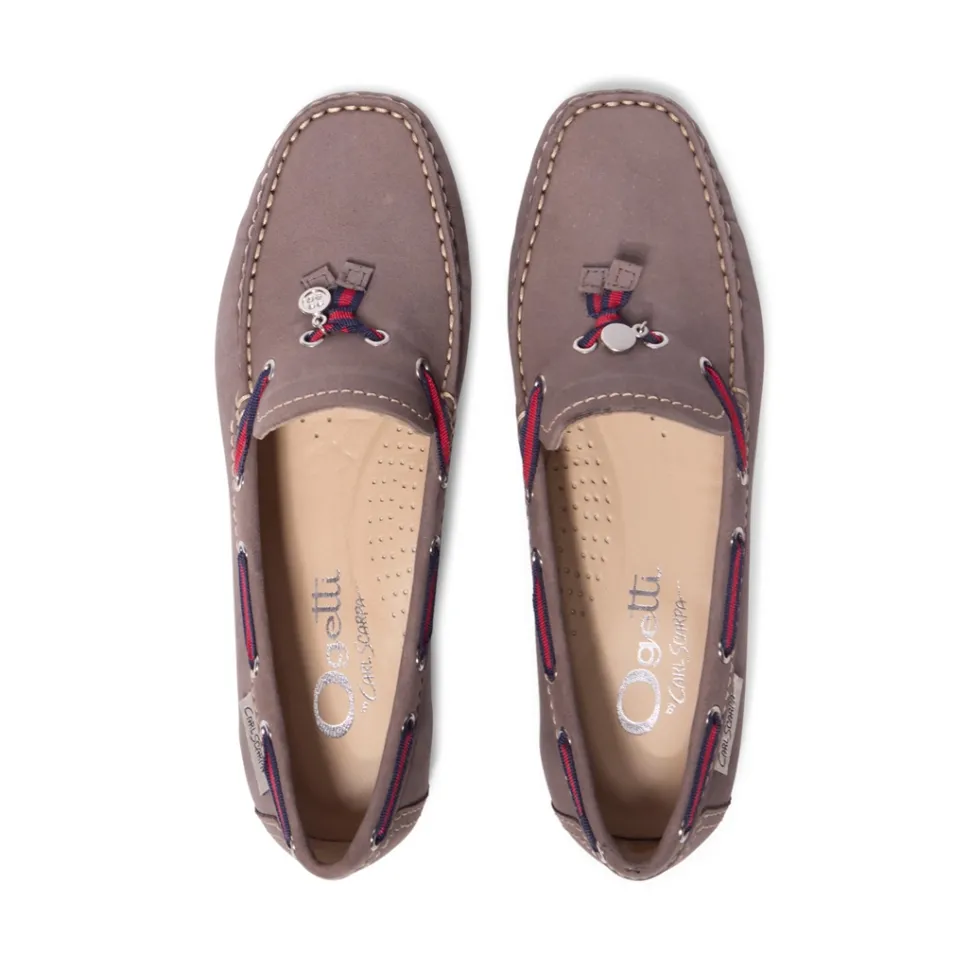 Faris Dark Taupe Slip-On Loafers