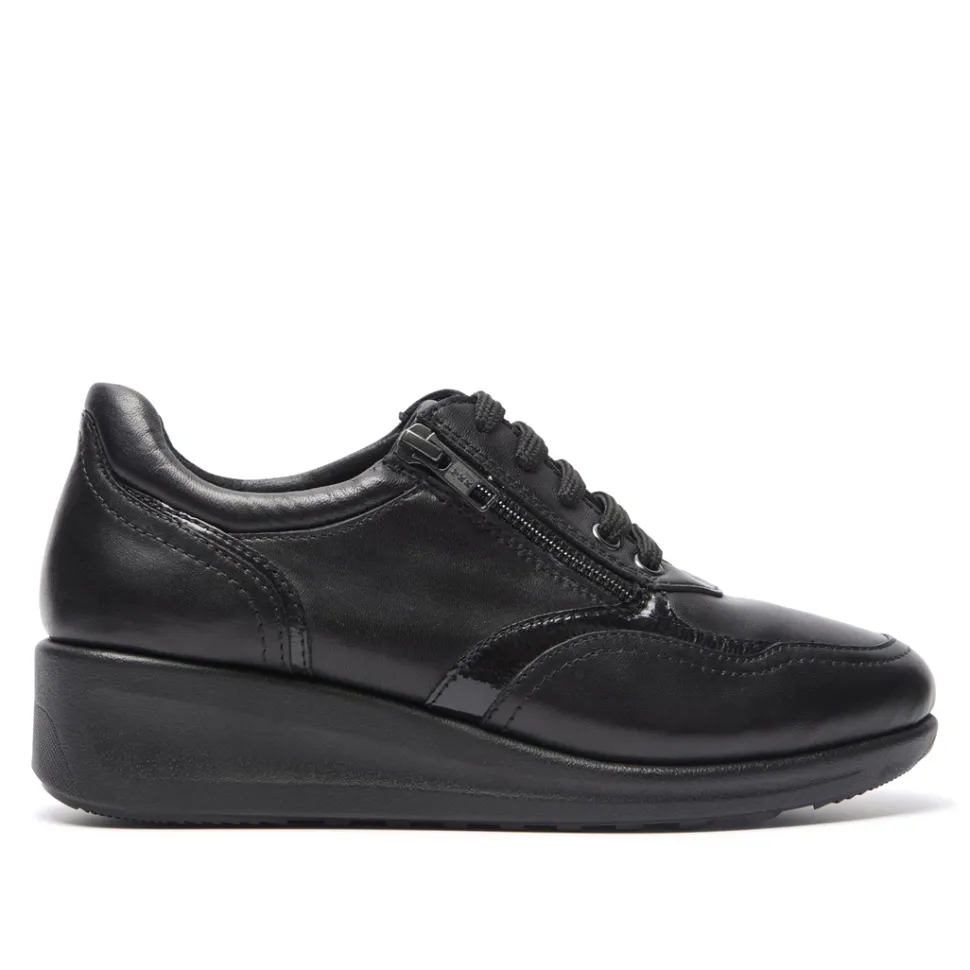 Ferrole Black Suede Trainers