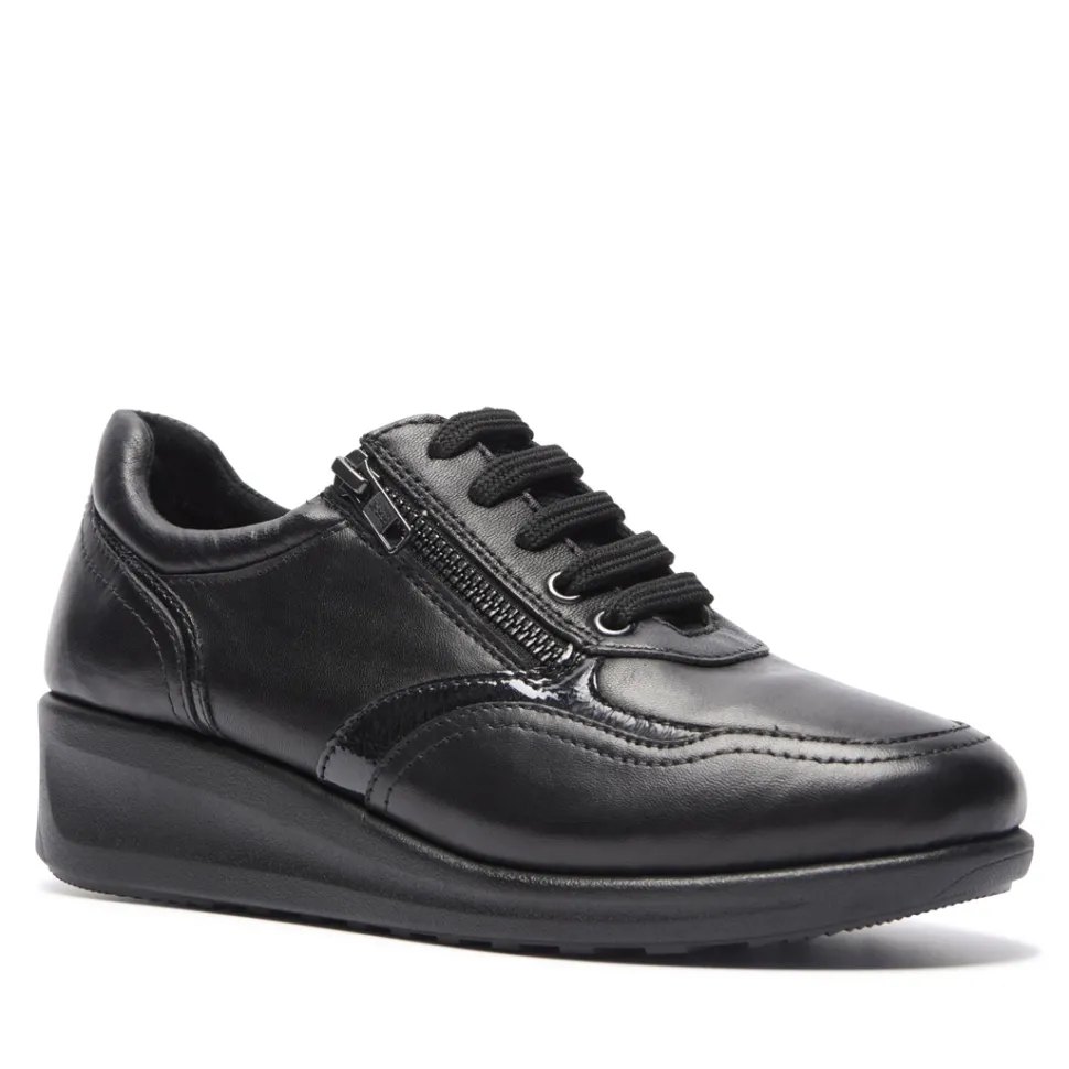 Ferrole Black Suede Trainers