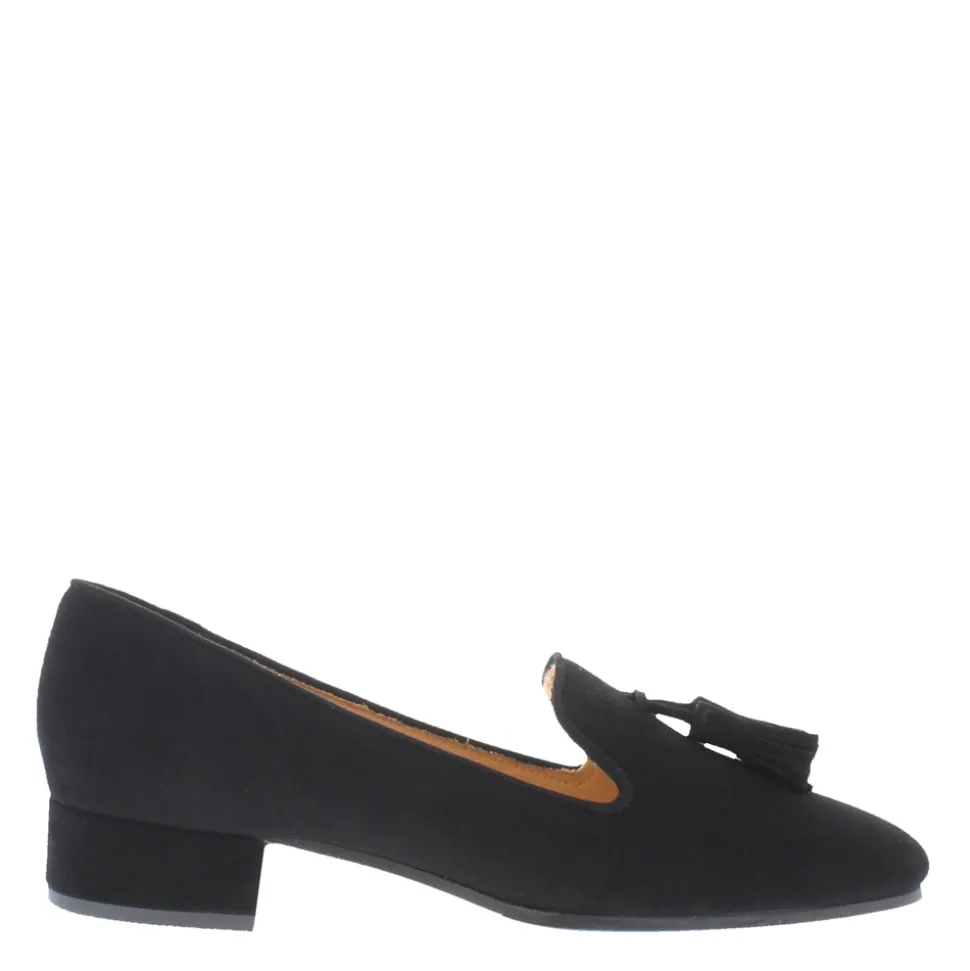 Fiadh Black Suede Loafers