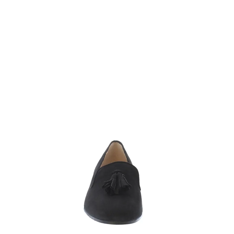 Fiadh Black Suede Loafers