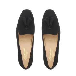 Fiadh Black Suede Loafers