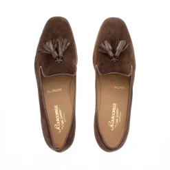 Fiadh Brown Suede Loafers