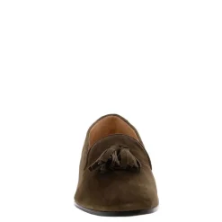 Fiadh Khaki Suede Loafers