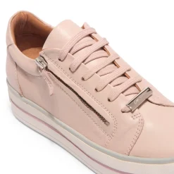 Fissato Blush Leather Trainers
