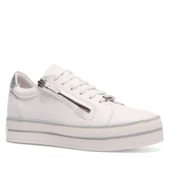 Fissato White Leather Trainers