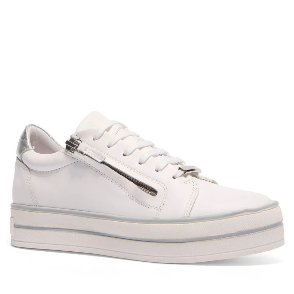 Fissato White Leather Trainers