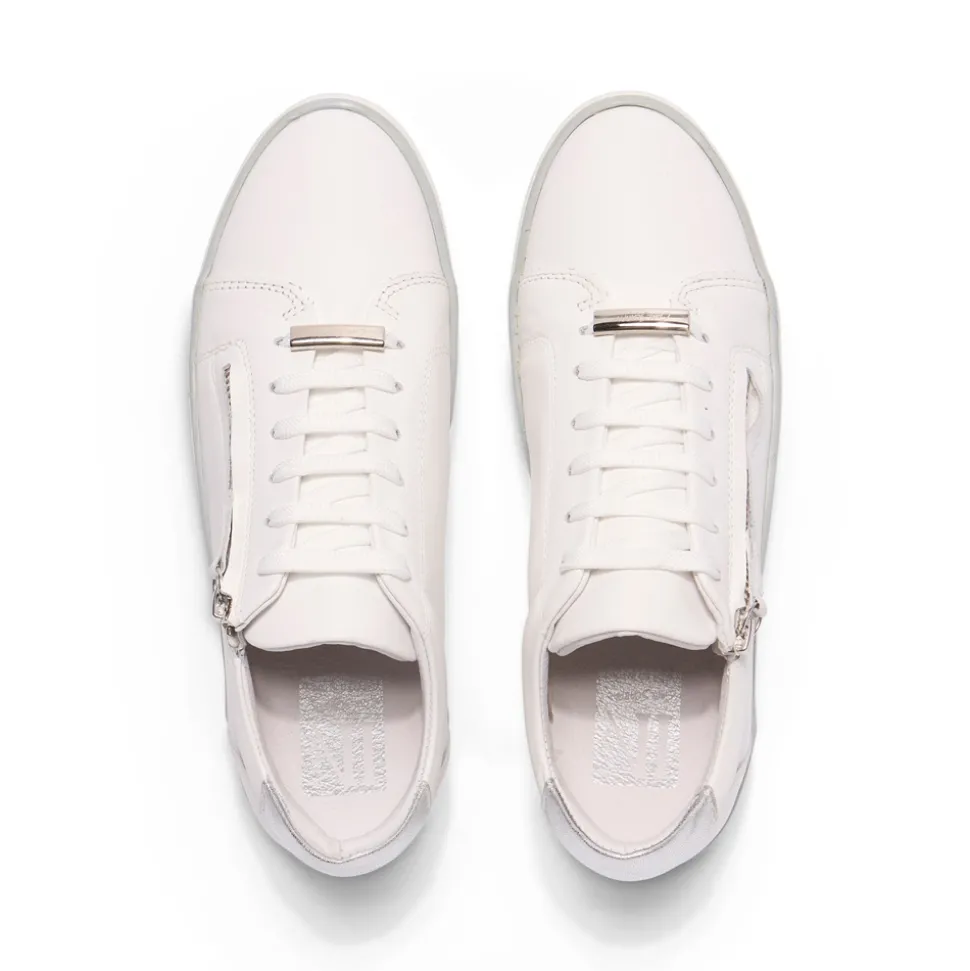 Fissato White Leather Trainers