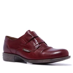 Gabbi Bordo Leather Loafers