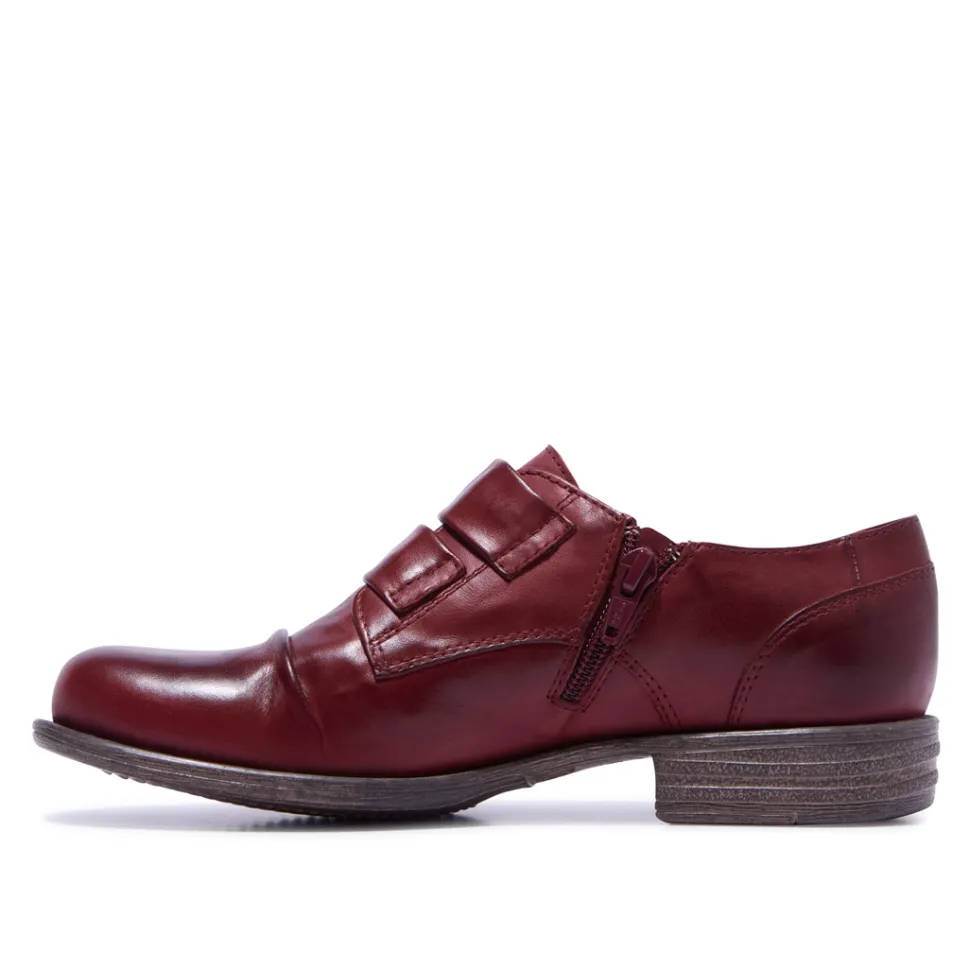 Gabbi Bordo Leather Loafers