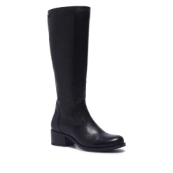 Gaido Black Leather Boots