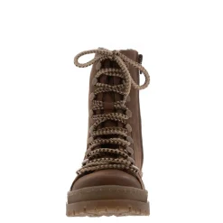 Granada Brown Leather Lace Up Ankle Boots