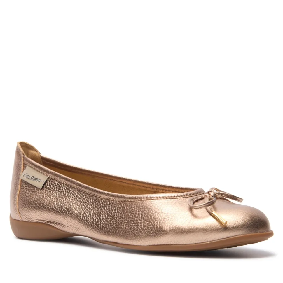 Hosanna Champagne Ballet Flats