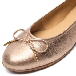 Hosanna Champagne Ballet Flats