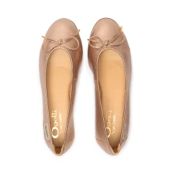 Hosanna Champagne Ballet Flats