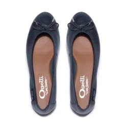 Hosanna Navy Leather Loafers