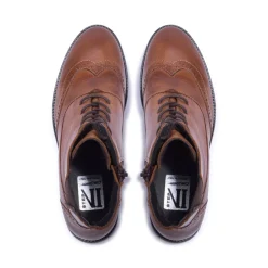 Isla Tan Leather Ankle Boots