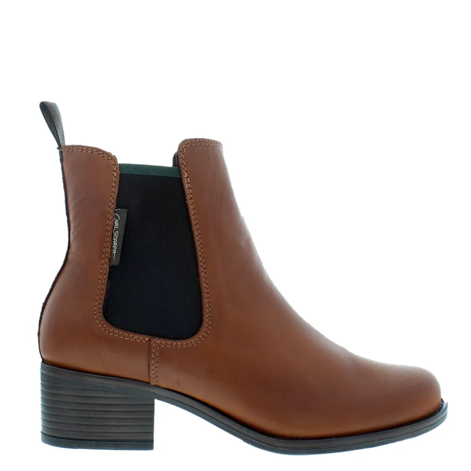 Jax Tan Leather Chelsea Boots