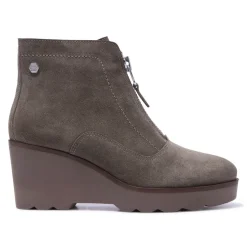 Kelania Grey Suede Ankle Boots