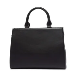 Kleo Black Croc Handbag