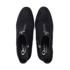 Koliana Black Suede Ankle Boots