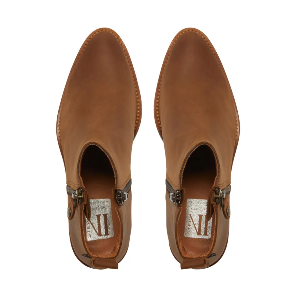 Laurelle Block Heel Suede Ankle Boots