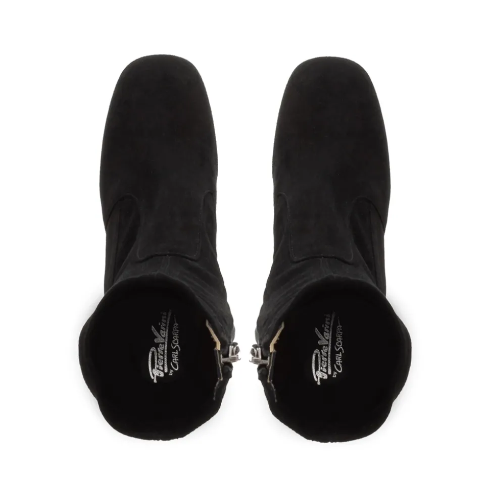 Lavora Black Platform Ankle Boots