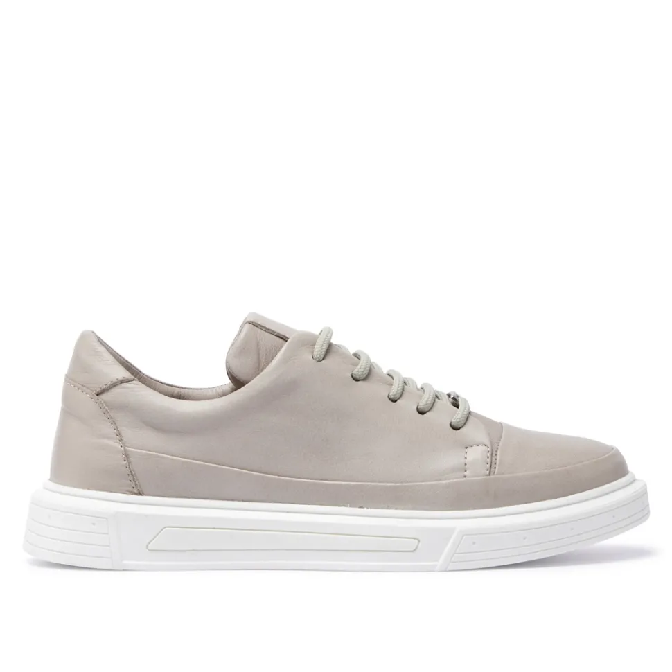 Lenotti Grey Leather Leisure