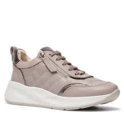 Lestina Grey Leather Leisure