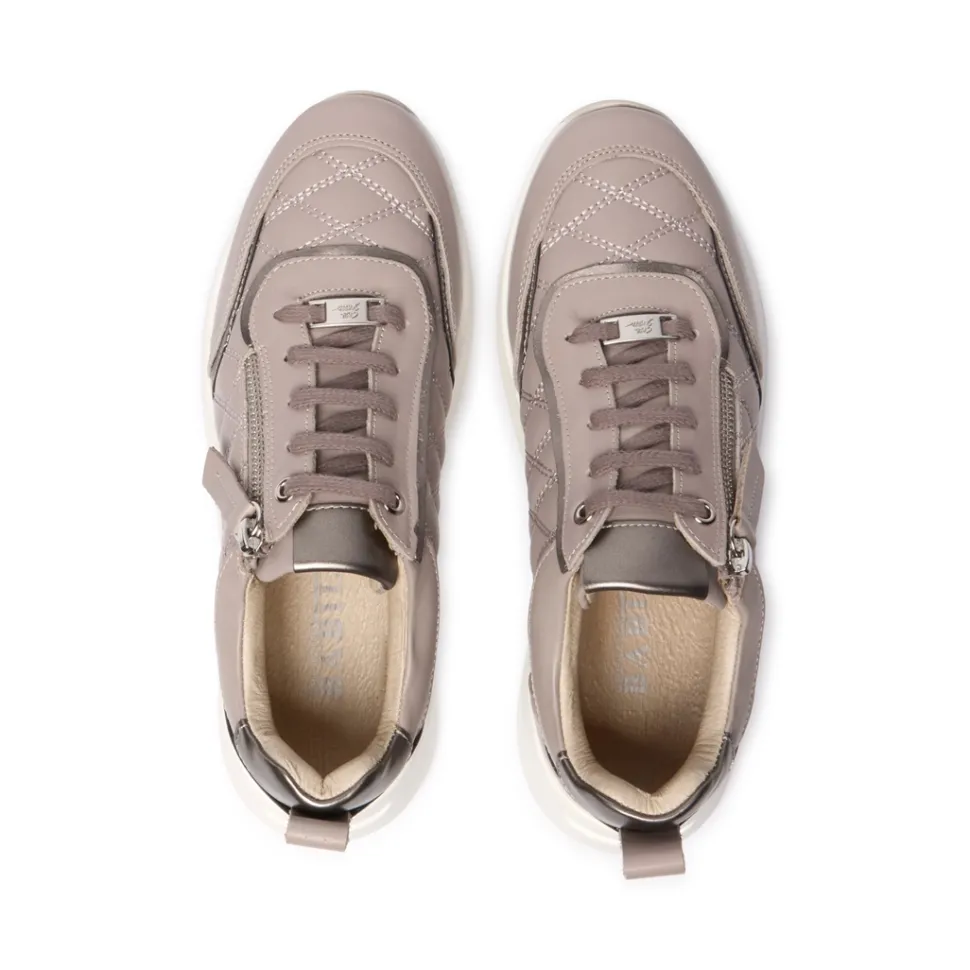 Lestina Grey Leather Leisure