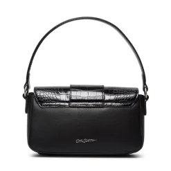 Listini Black Croc Handbag