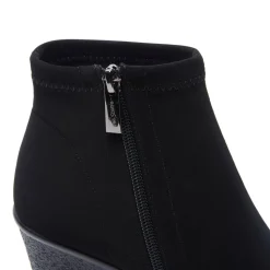 Livia Black Stretch Ankle Boot