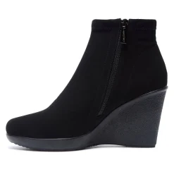 Livia Black Stretch Ankle Boot